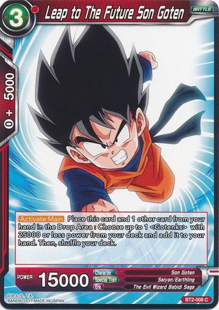 Leap to The Future Son Goten BT2-008 C